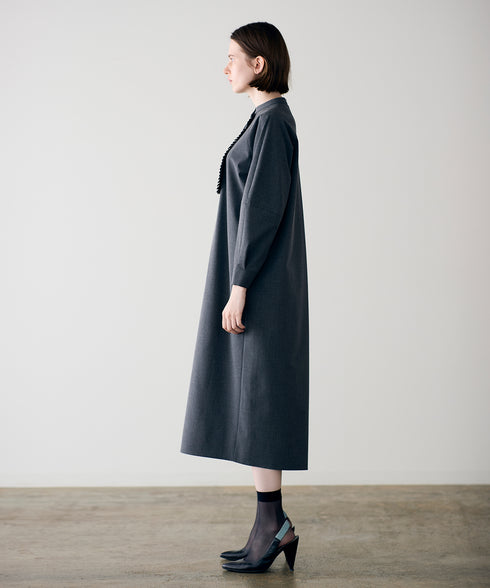 再入荷予約【SOI-MeME】pleats jabot one-piece
